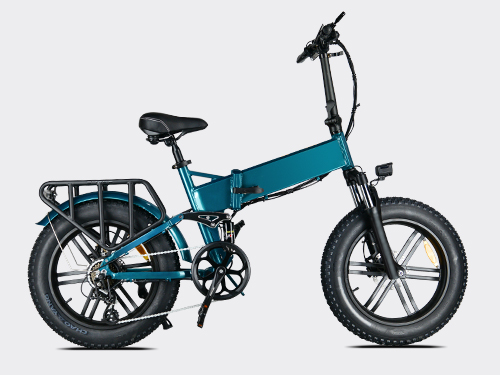20寸高性能全避震肥胎折叠电动自行车